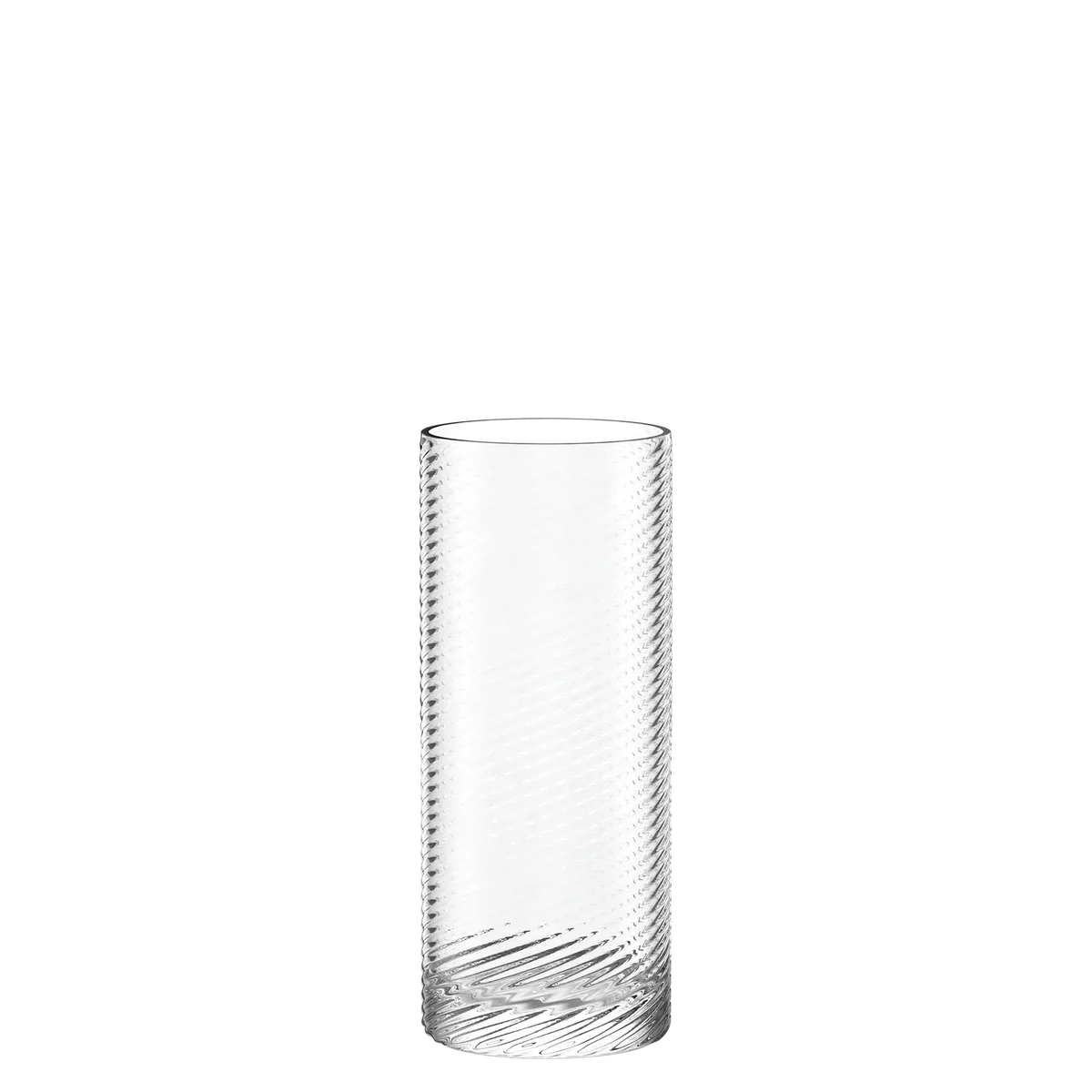 Vaso Longdrink de la colección Berlin de Stölzle Lausitz, mostrando su silueta alta y convexa en cristal transparente.