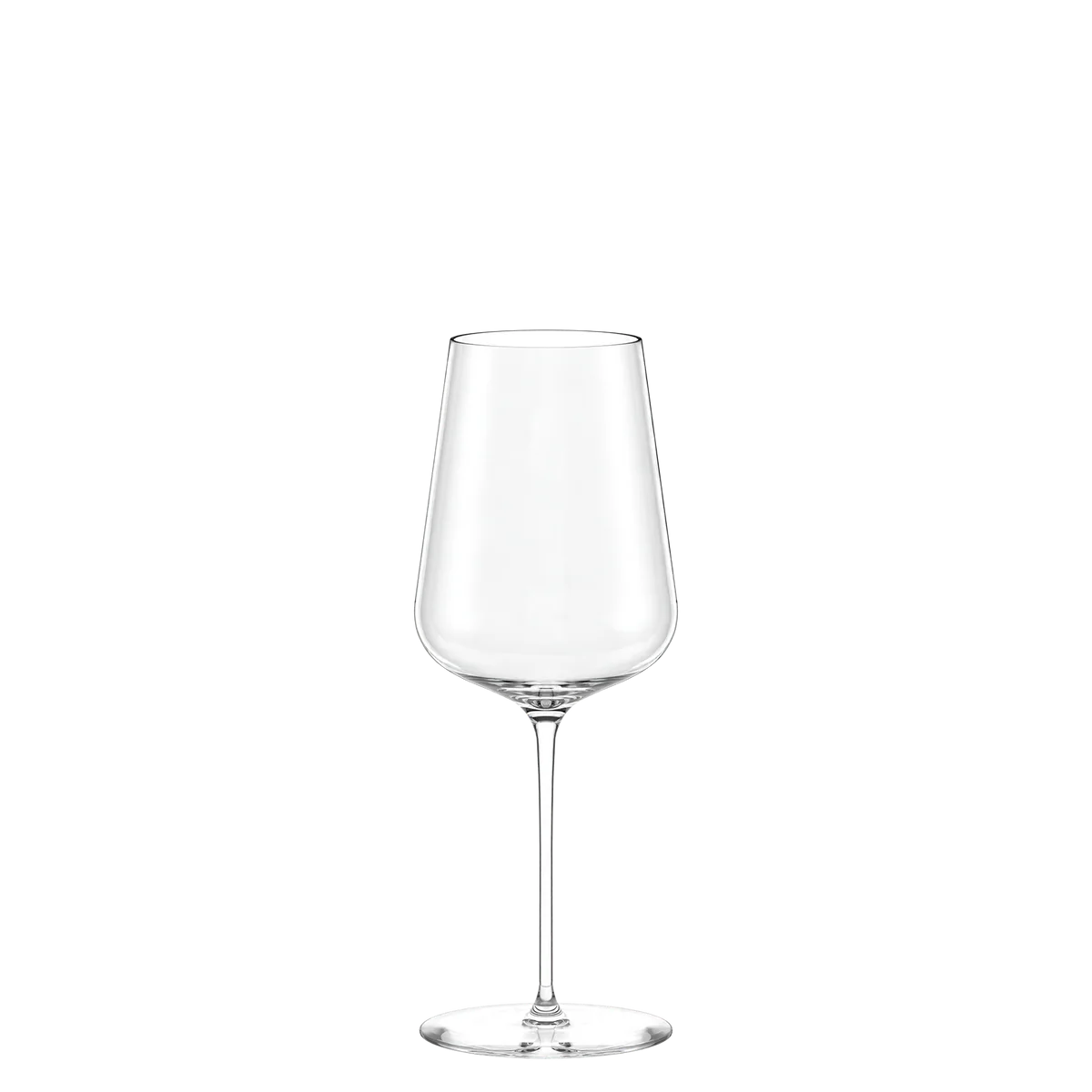 Copa Universal de la colección StarLight de Stölzle Lausitz, mostrando su silueta equilibrada y tallo extremadamente esbelto en cristal transparente.