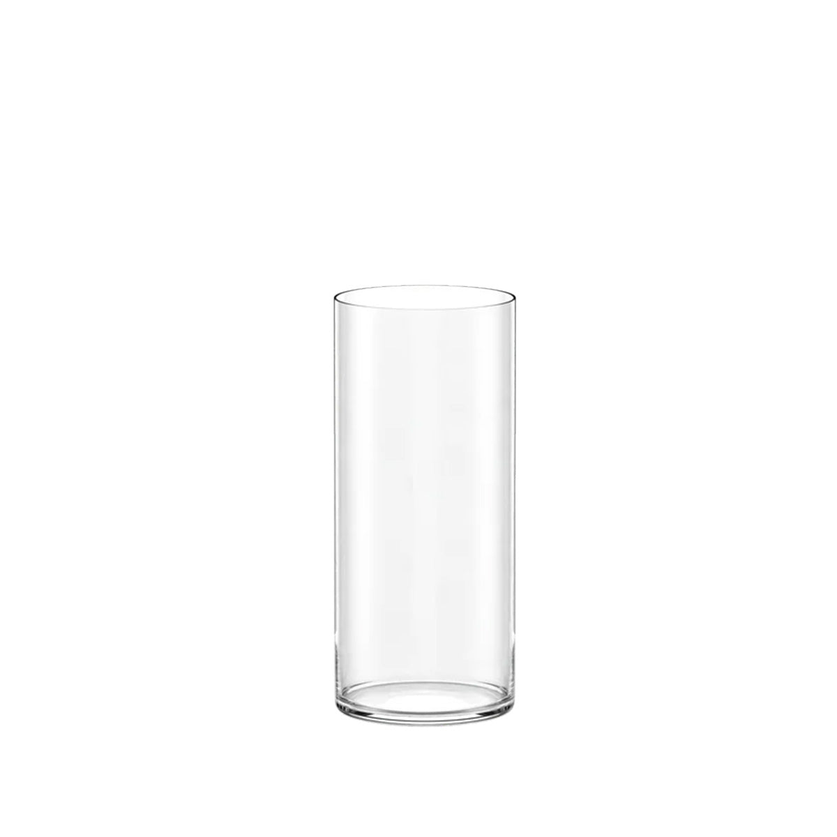 Vaso de agua de la colección Kyoto Bar de Stölzle Lausitz, mostrando su silueta cilíndrica y diseño minimalista en cristal transparente sin plomo.