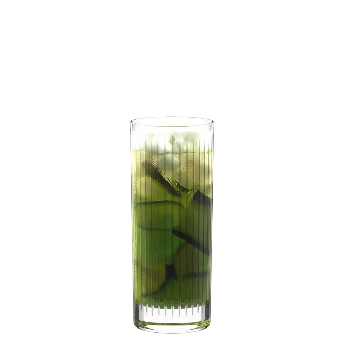 Vaso de cristal Stölzle Lausitz New York Soho con bebida refrescante.
