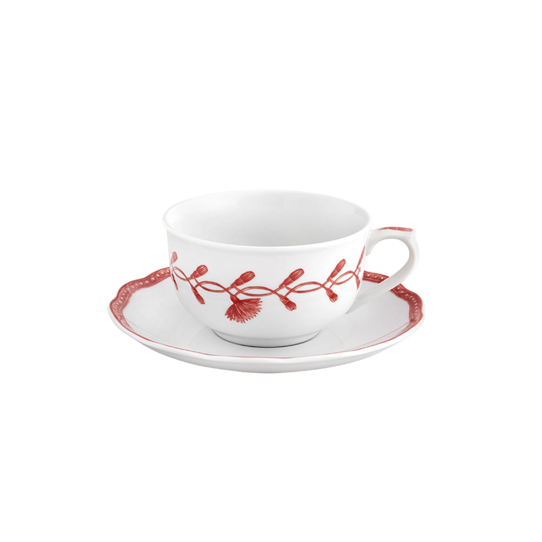 Plato y Taza de Té 24 Cl Jane Coral de Vista Alegre