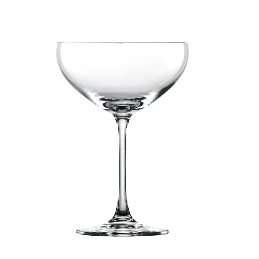 Copa de Champagne tipo Saucer de la colección Bar Special de Zwiesel Glas, mostrando su cáliz ancho y silueta vintage en cristal transparente.