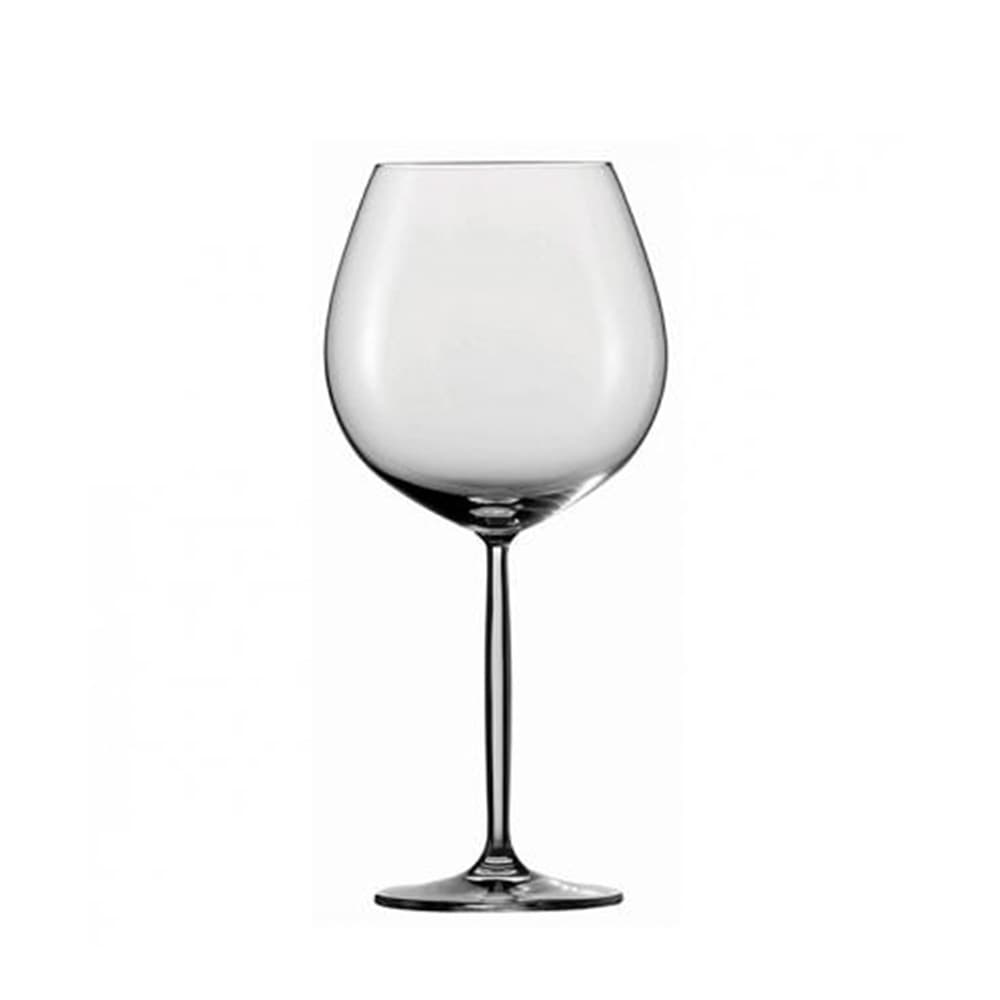 Vista frontal de la copa Schott Zwiesel para vino tinto