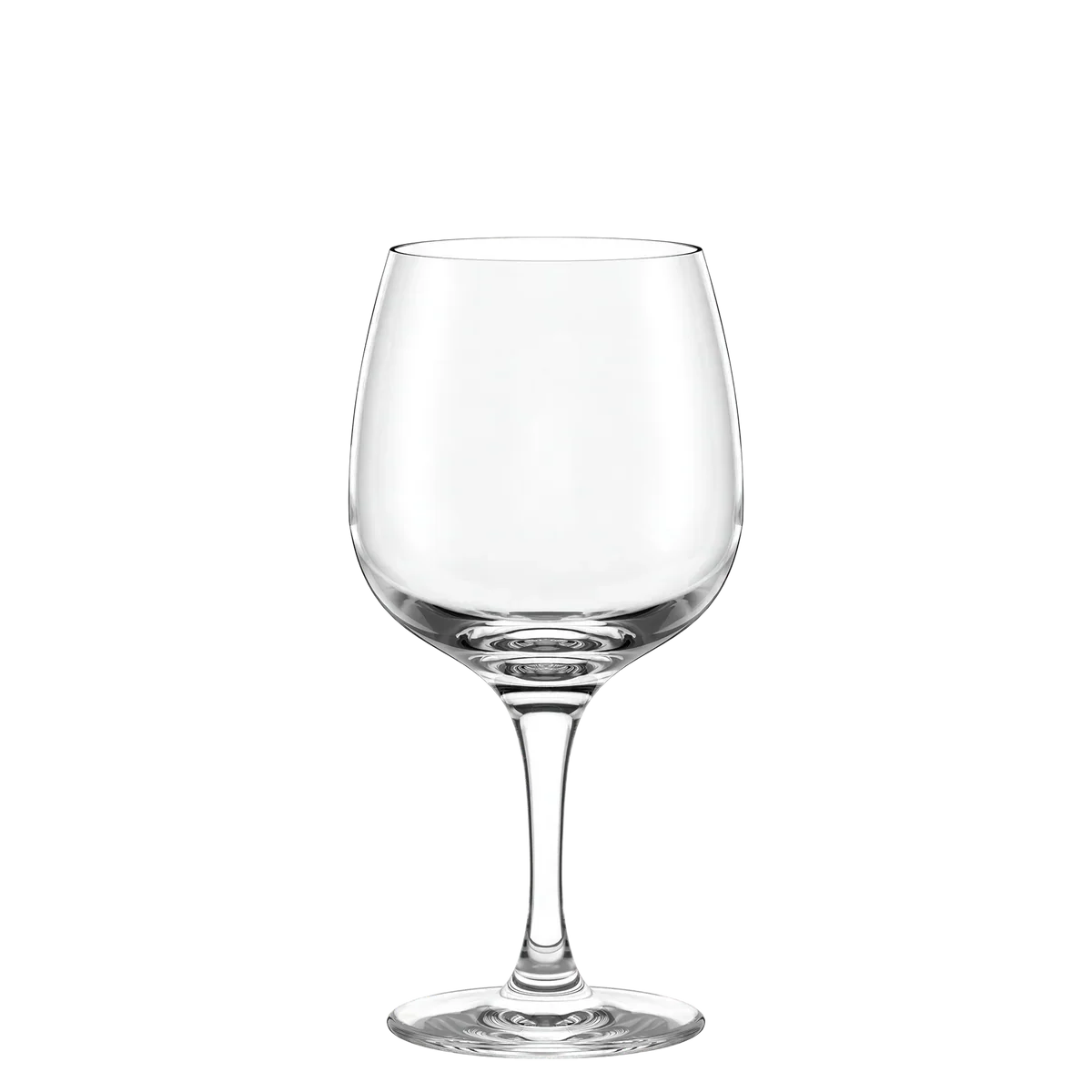 Copa Gin Tonic Bar Basic de Stölzle Lausitz, resaltando su forma de balón y cristal brillante.