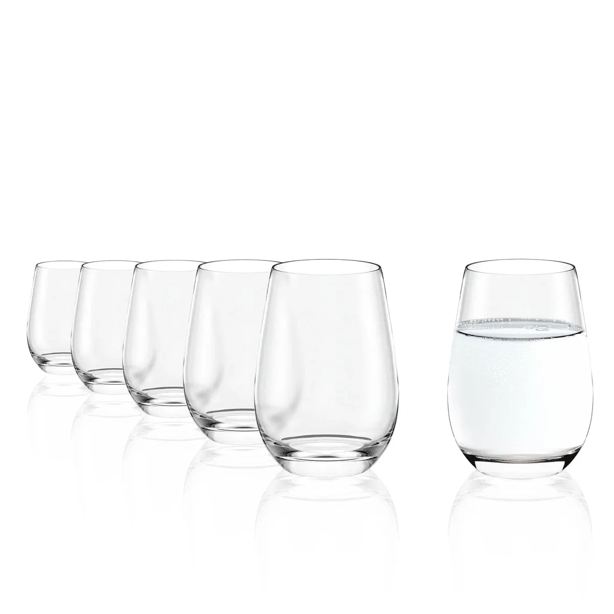 Juego de vasos multipropósito Event Stolzle Lausitz en fondo blanco
