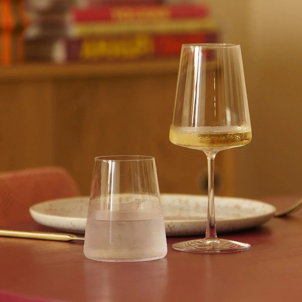 Detalle del Vaso de Vino Blanco Power de Stölzle Lausitz.