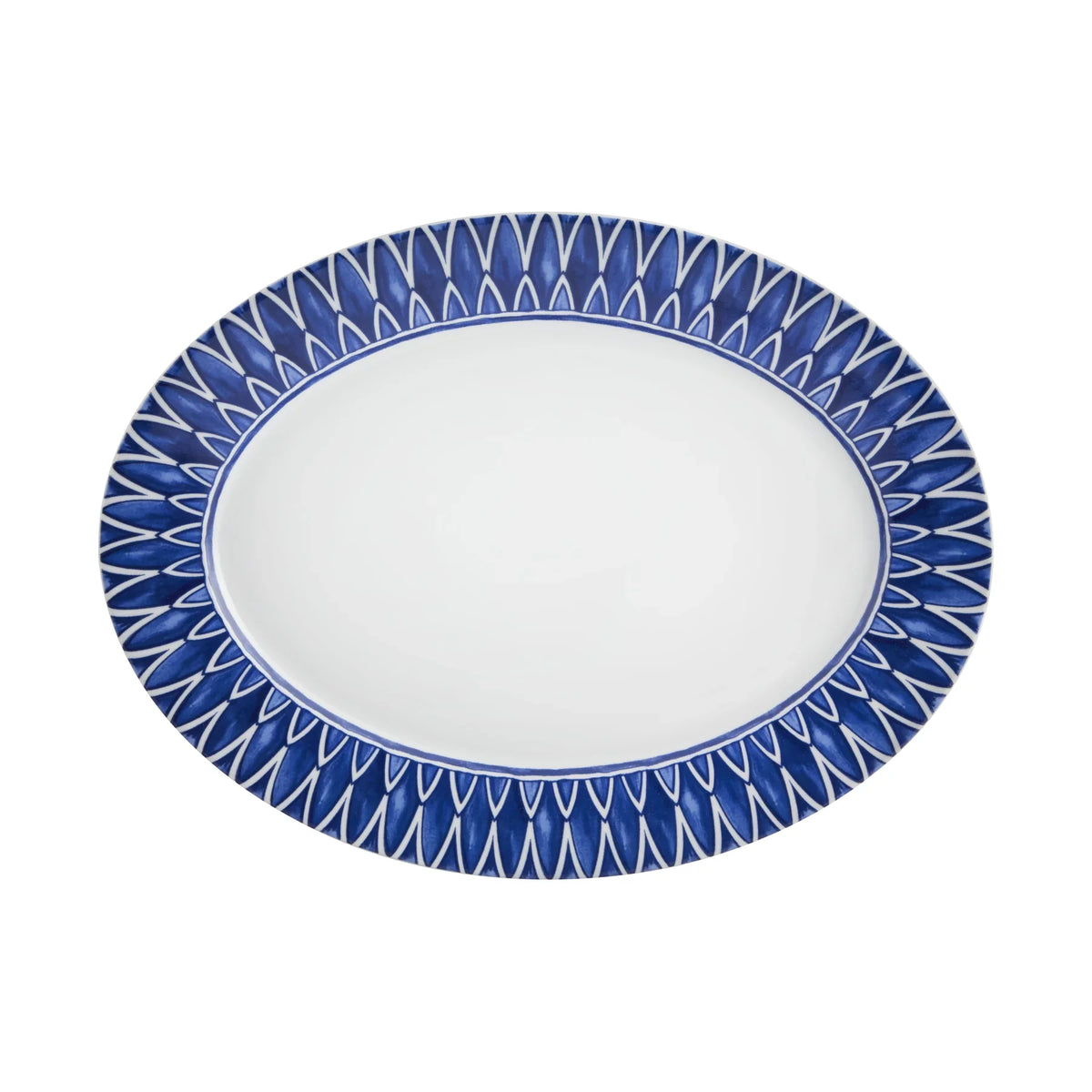 FUENTE OVALADA 38CM AZURE LUX