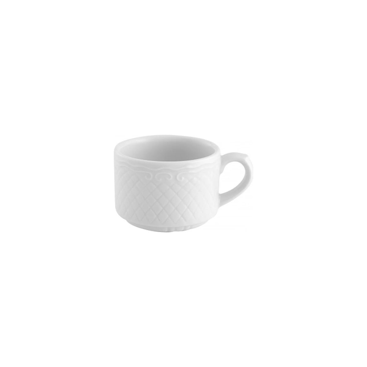 TAZA DE CAFÉ 510/10 ESCORIAL WHITE