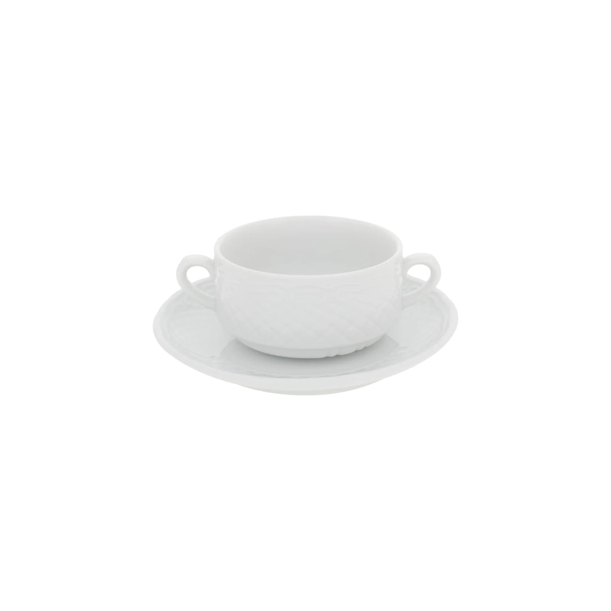 TAZA Y PLATO PARA CONSOMÉ 555/26 ESCORIAL WHITE