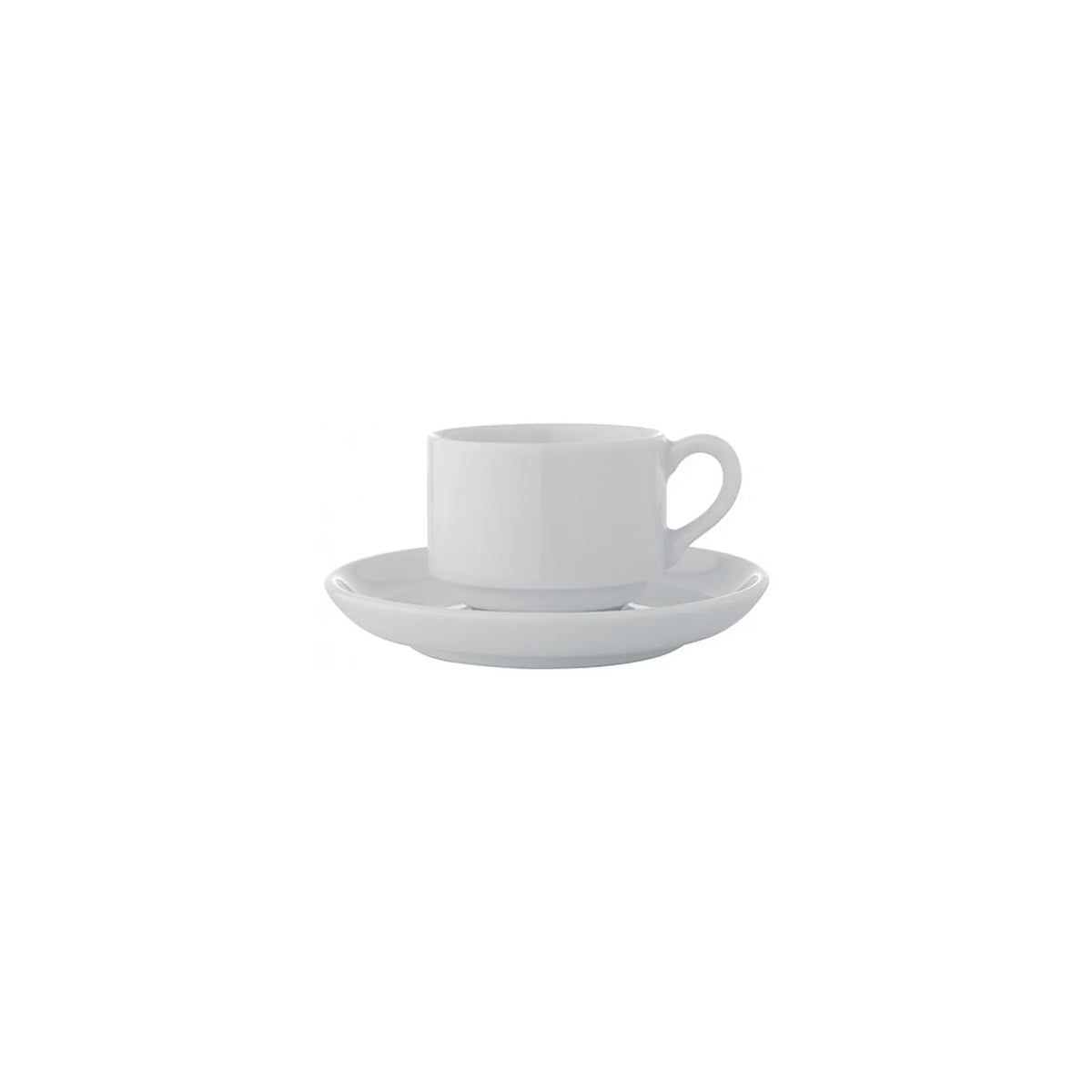 TAZA Y PLATO DE CAFÉ 610/09 ESTORIL WHITE