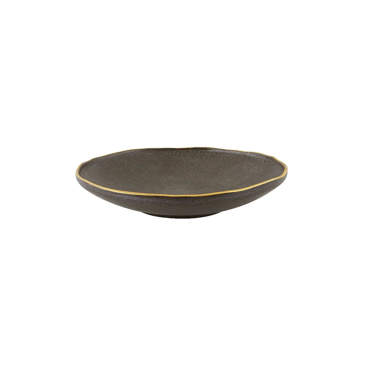PLATO DE SOPA 23CM GOLD STONE BRONZE