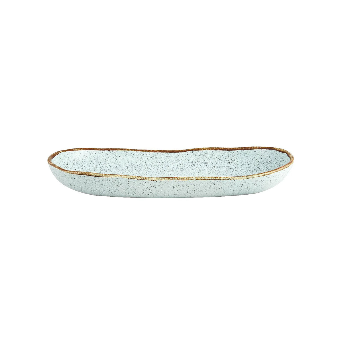 BANDEJA OVALADA 34,5CM RUSTIC BLEND TURQUOISE