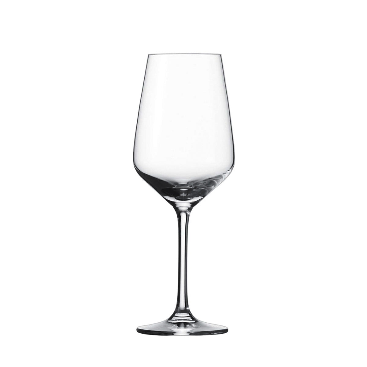 Copa de vino blanco de la colección Taste de Zwiesel Glas, mostrando su silueta equilibrada y tallo esbelto en cristal transparente Tritan®.