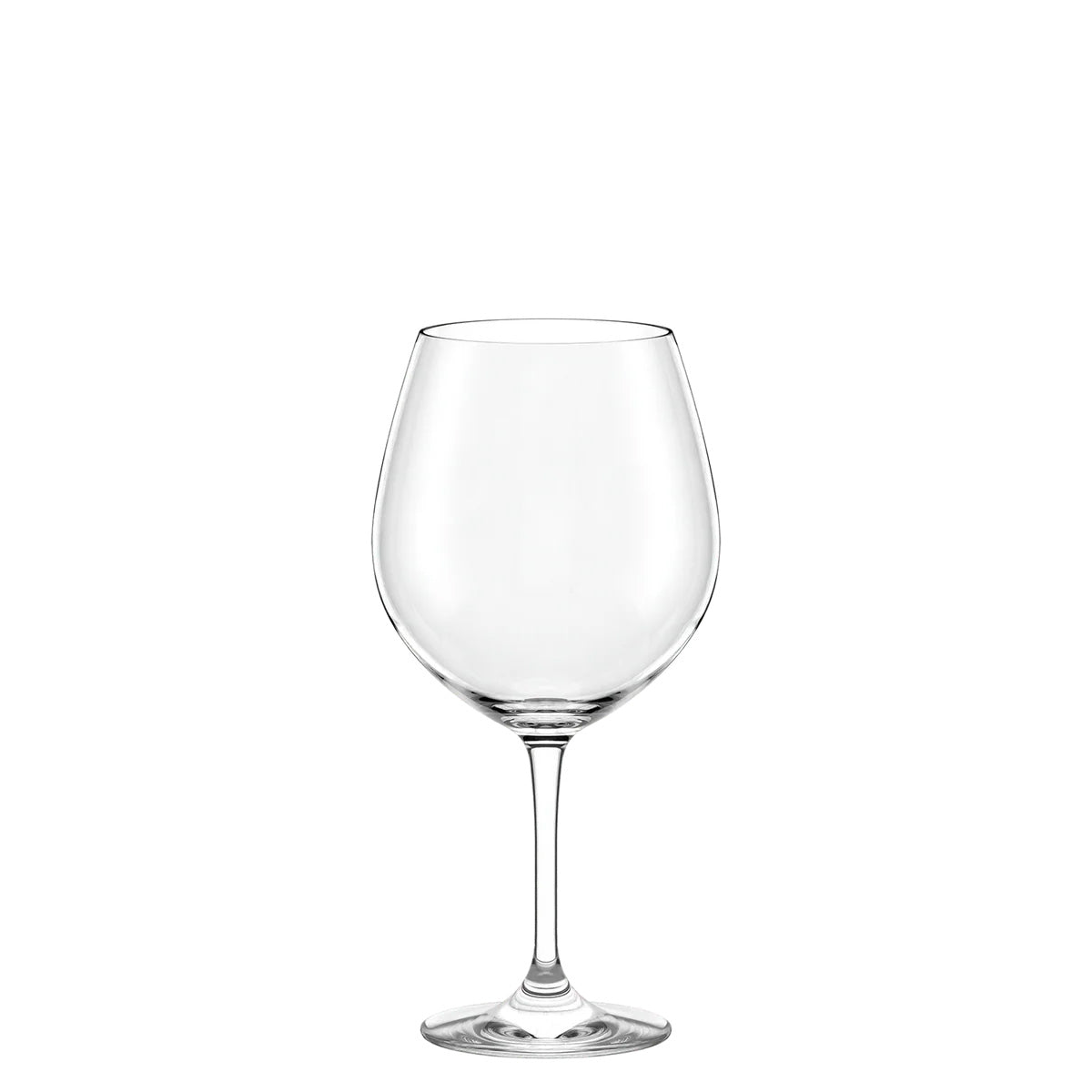 Copa de vino tinto Borgoña de la colección Event de Stölzle Lausitz, mostrando su cáliz extraordinariamente ancho en cristal transparente de alta resistencia.