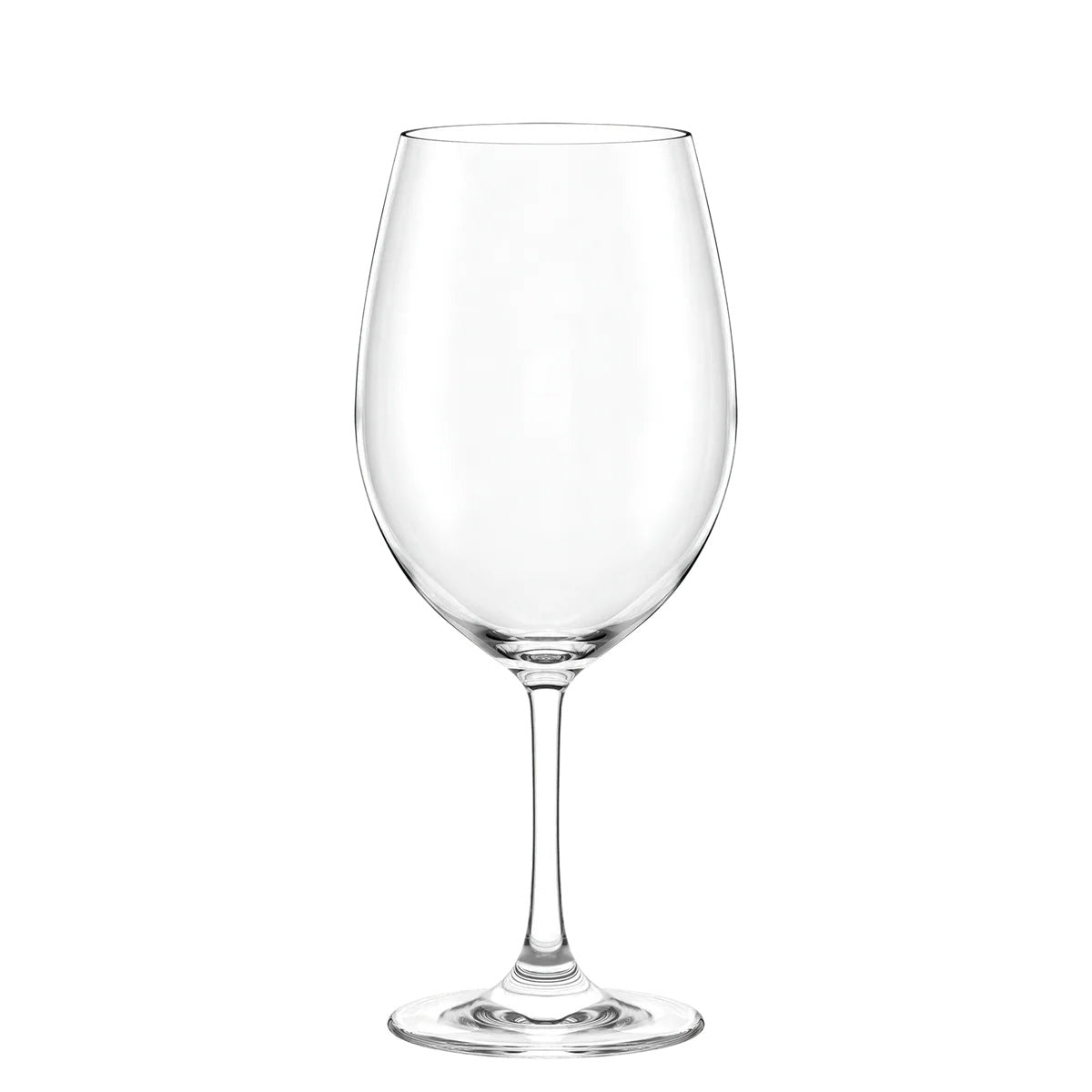 Copa de vino tinto Burdeos de la colección Classic de Stölzle Lausitz, mostrando su cáliz tradicional amplio y cristal transparente sin plomo.