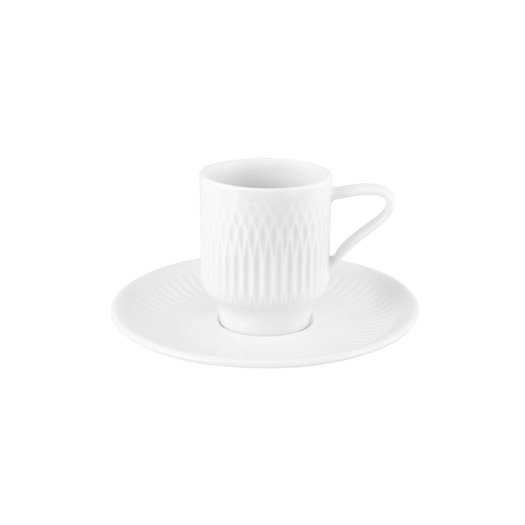 TAZA DE CAFÉ ESTÁNDAR CON PLATO 9 CL UTOPIA