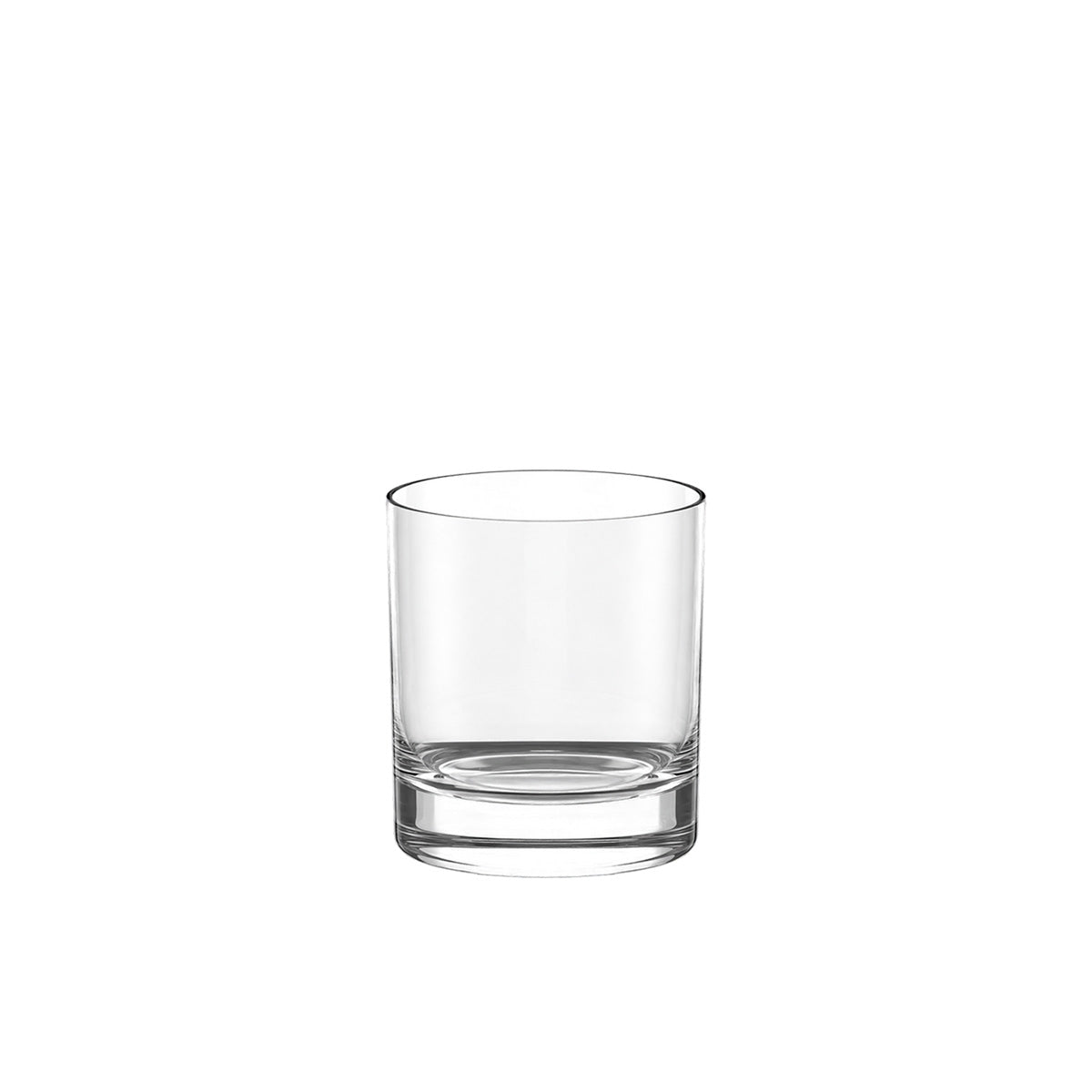 Vaso Rocks Tumbler de la colección New York Bar de Stölzle Lausitz, mostrando su silueta cilíndrica y diseño minimalista en cristal transparente sin plomo.
