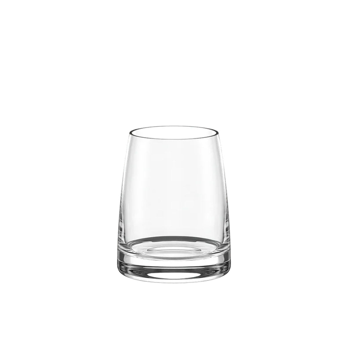 Vaso de zumo pequeño de la colección Experience de Stölzle Lausitz, mostrando su silueta moderna y cristal transparente sin plomo.