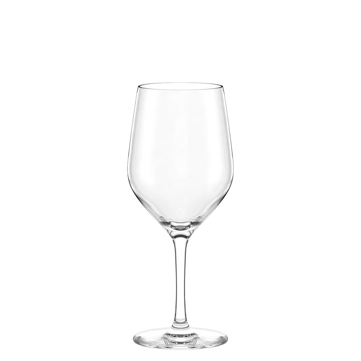 Copa de vino blanco de la colección Ultra de Stölzle Lausitz, mostrando su diseño de volumen medio y tallo acortado en cristal transparente sin plomo.