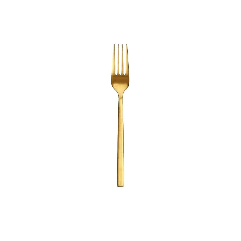 TENEDOR DE MESA AREZZO BRUSHED GOLD