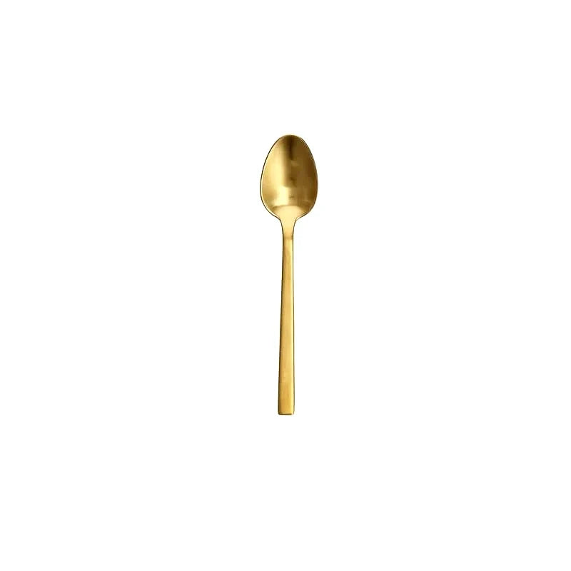 CUCHARA DE TÉ AREZZO BRUSHED GOLD