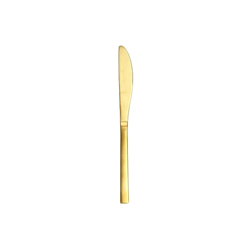 CUCHILLO DE MESA SH AREZZON BRUSHED GOLD