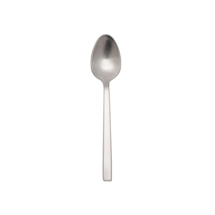 Cuchara de postre (Dessert Spoon) de la colección Arezzo Brushed de Fortessa para el sector HORECA. Acabado satinado mate en acero inoxidable 18/10.