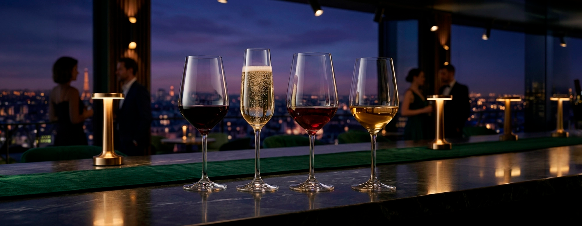 Brindis de celebración con las versátiles y ultrarresistentes copas de la colección Taste de Schott Zwiesel.