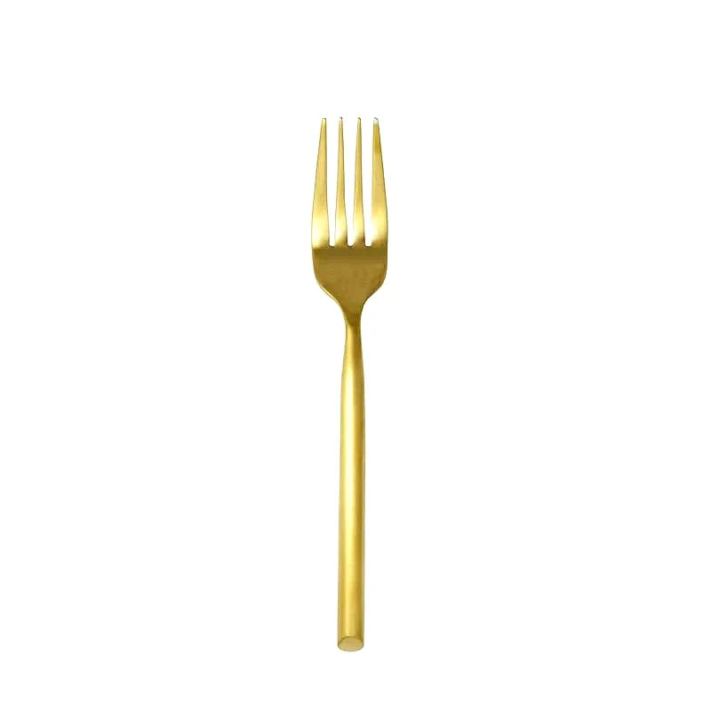 TENEDOR DE MESA CAPRI BRUSHED GOLD