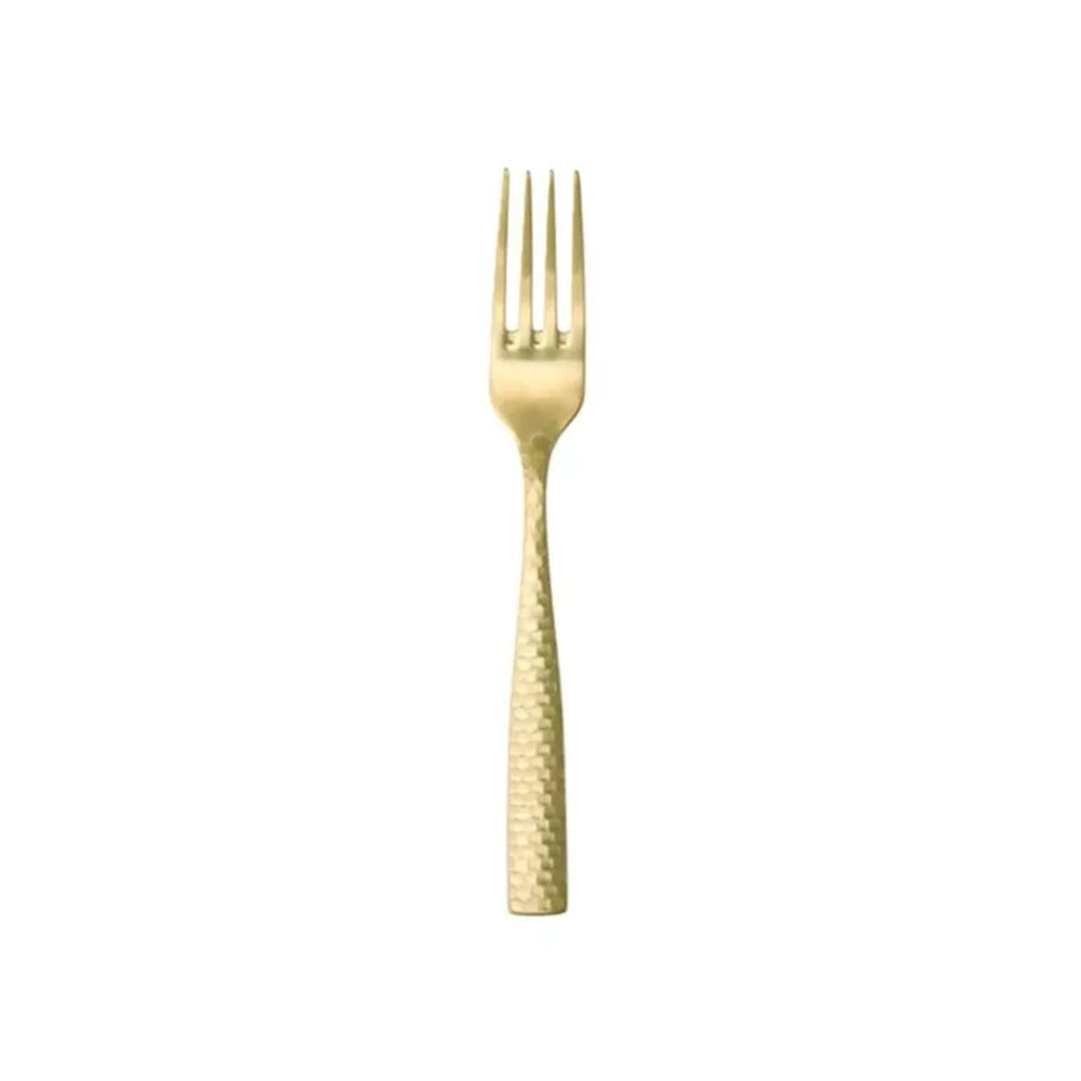 TENEDOR DE ENSALADA/POSTRE LUCCA FACET BRUSHED GOLD