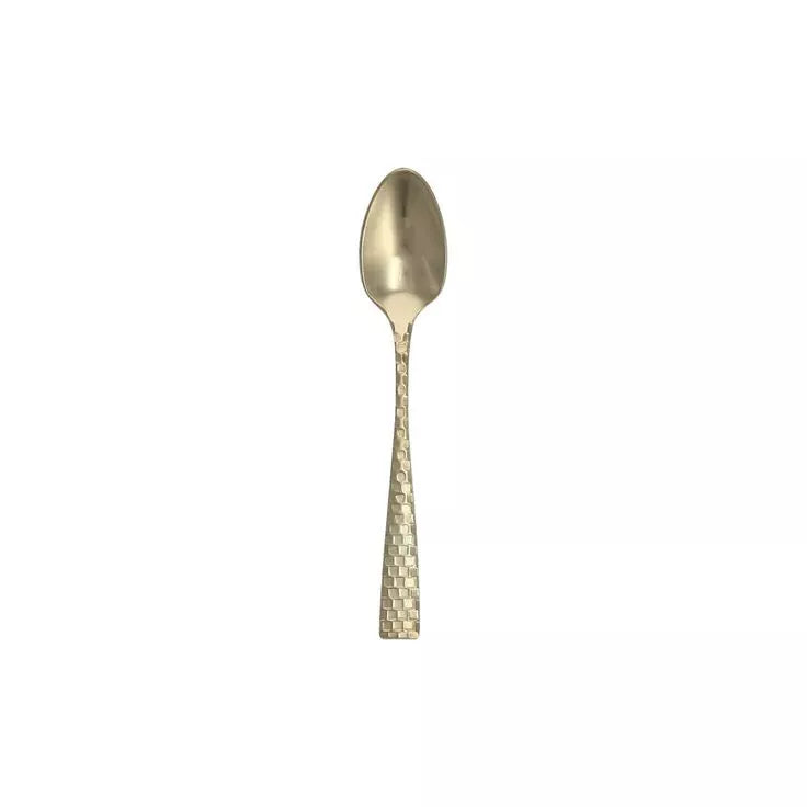 CUCHARITA ESPRESSO LUCCA FACET BRUSHED GOLD