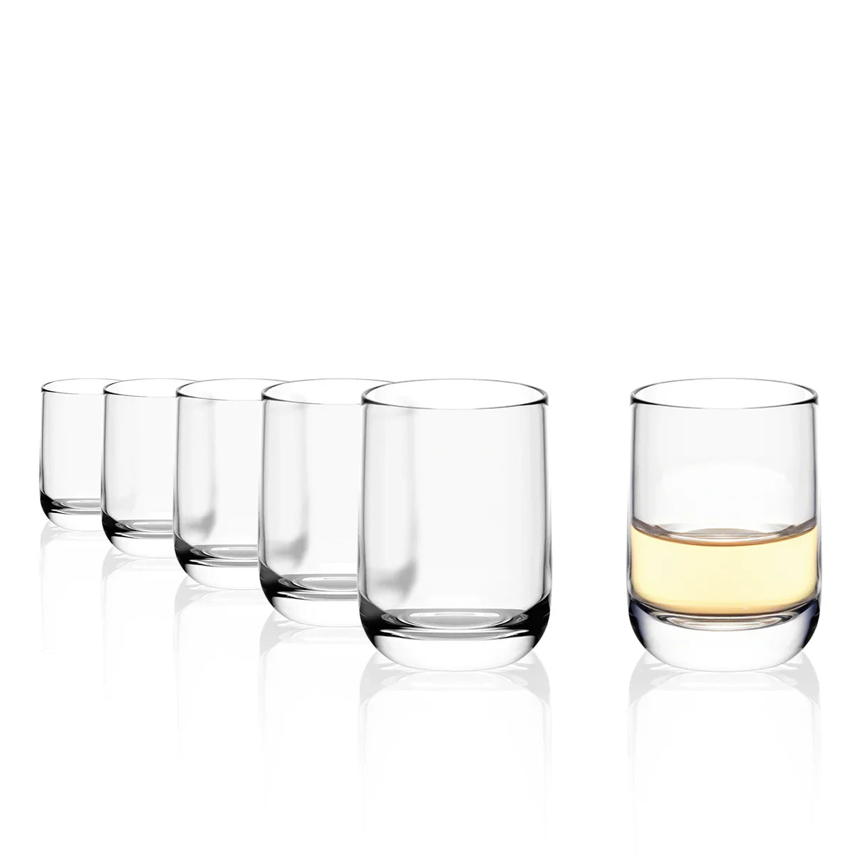 Juego de Copas Shot Weinland Stolzle Lausitz ideales para servir licores.