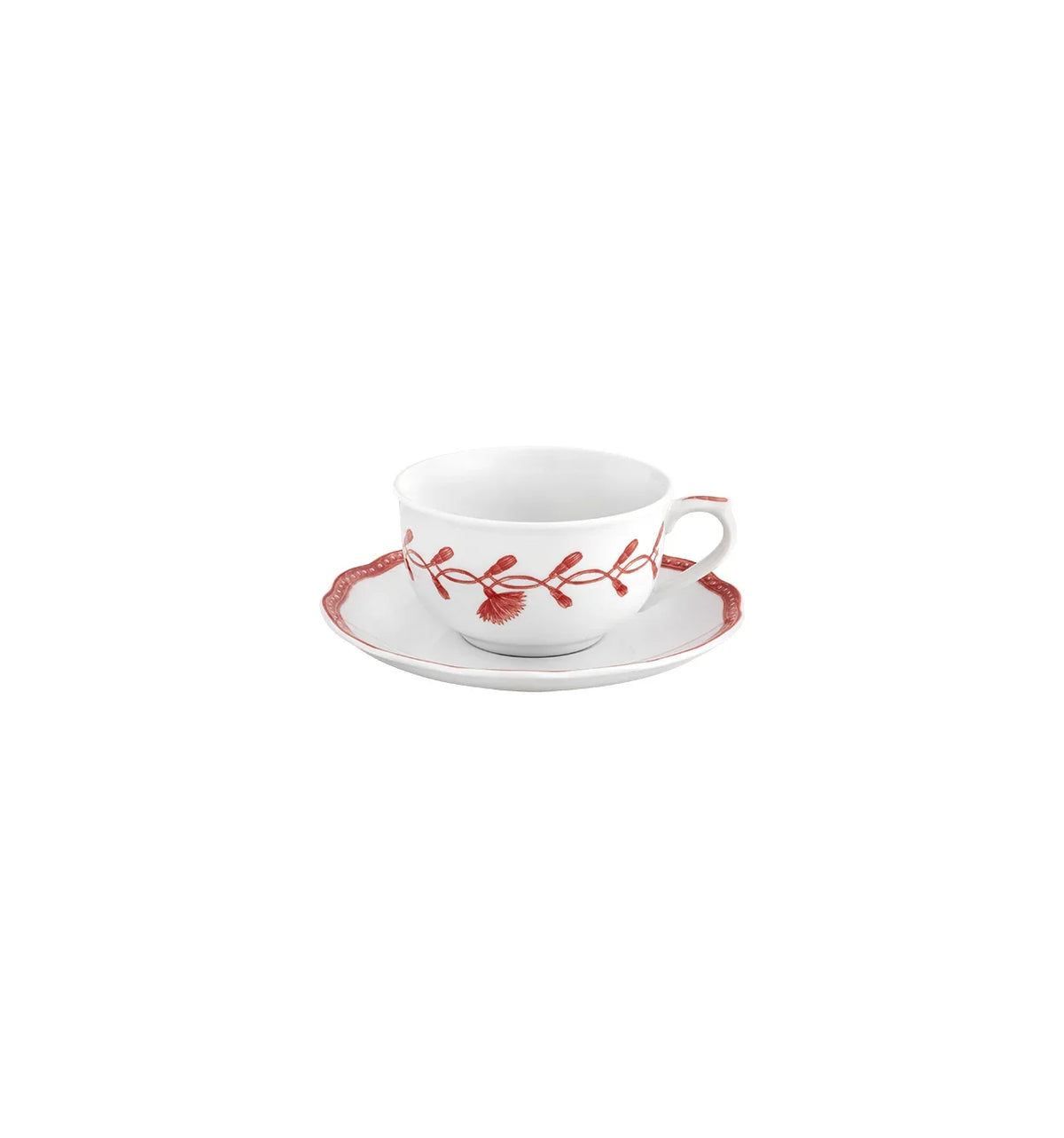 TAZA DE TÉ CON PLATO 24CL JANE CORAL