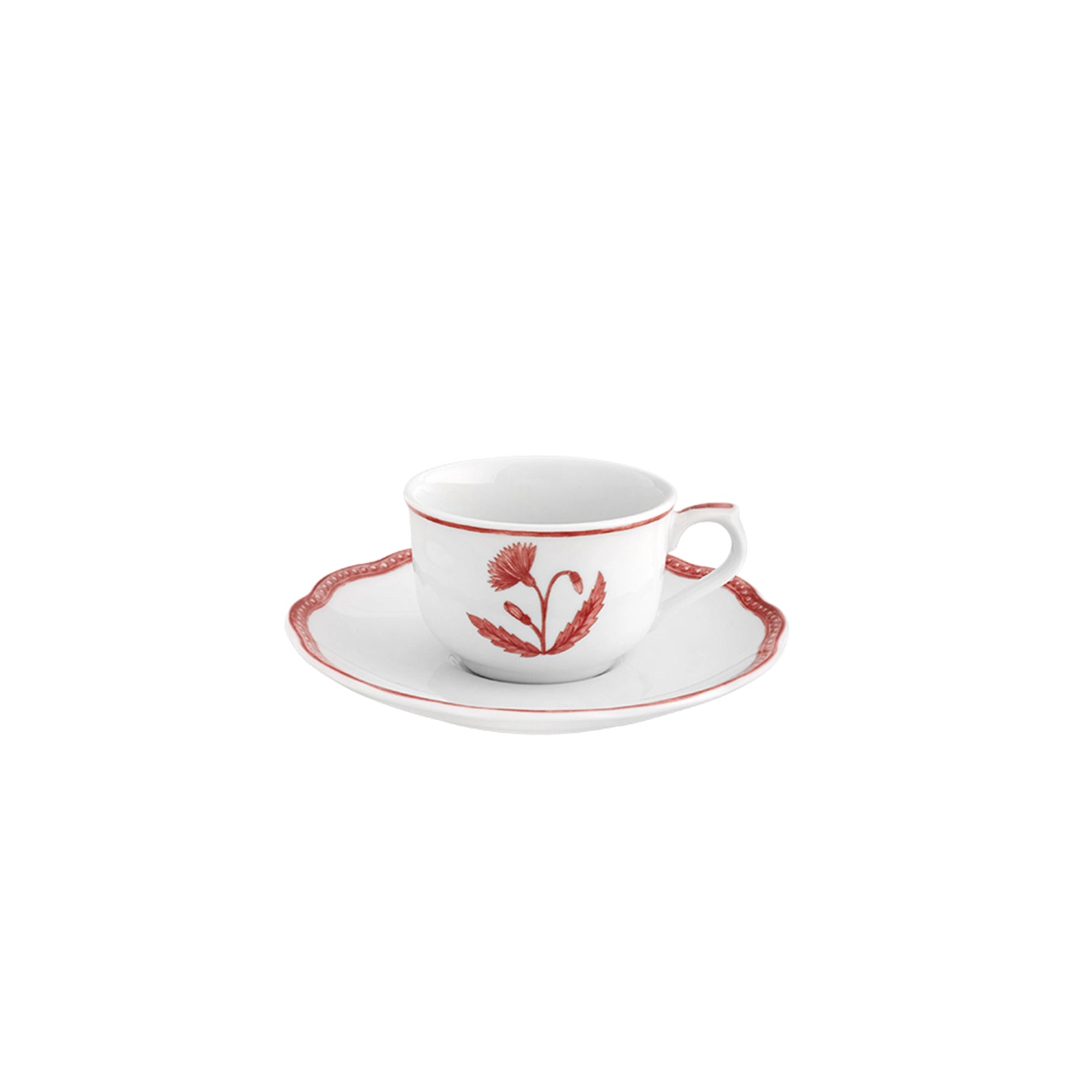 Plato y Taza de Café Jane Coral de Vista Alegre