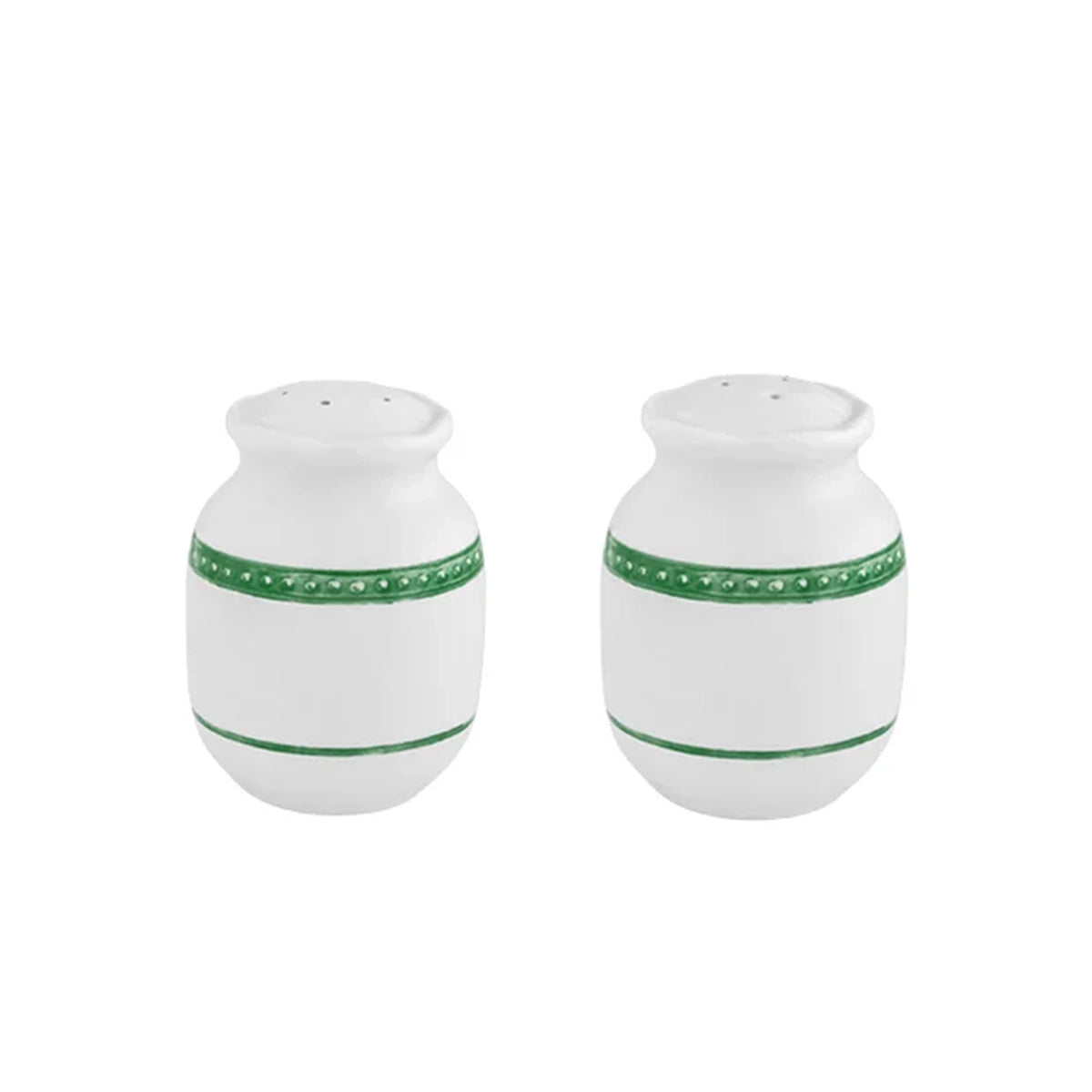 Set Sal y Pimienta Jane Verde de Vista Alegre en porcelana. Diseño premium para sazonar la mesa con estilo.
