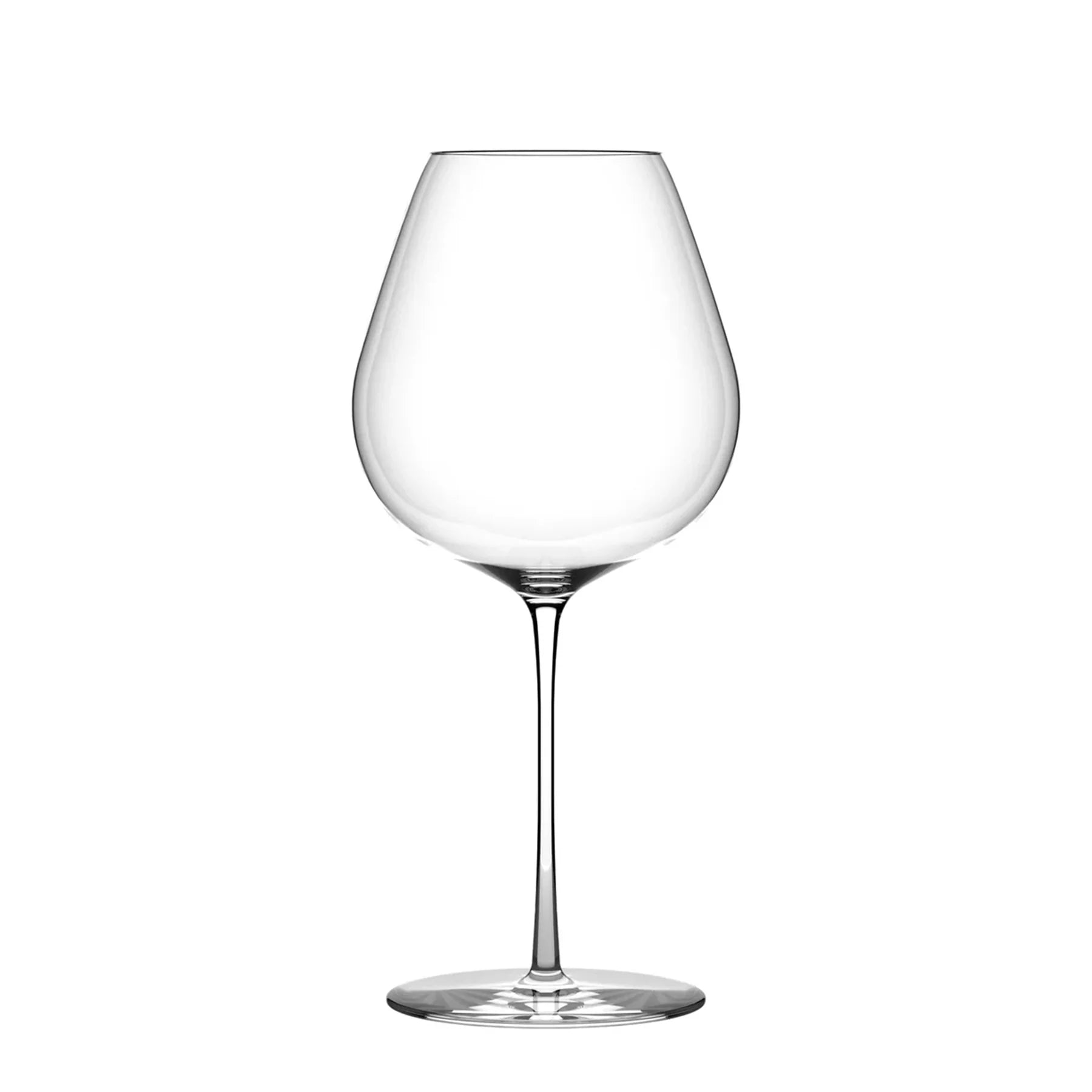 Copa Burgundy FINO con paredes ultra delgadas y tallo elegante