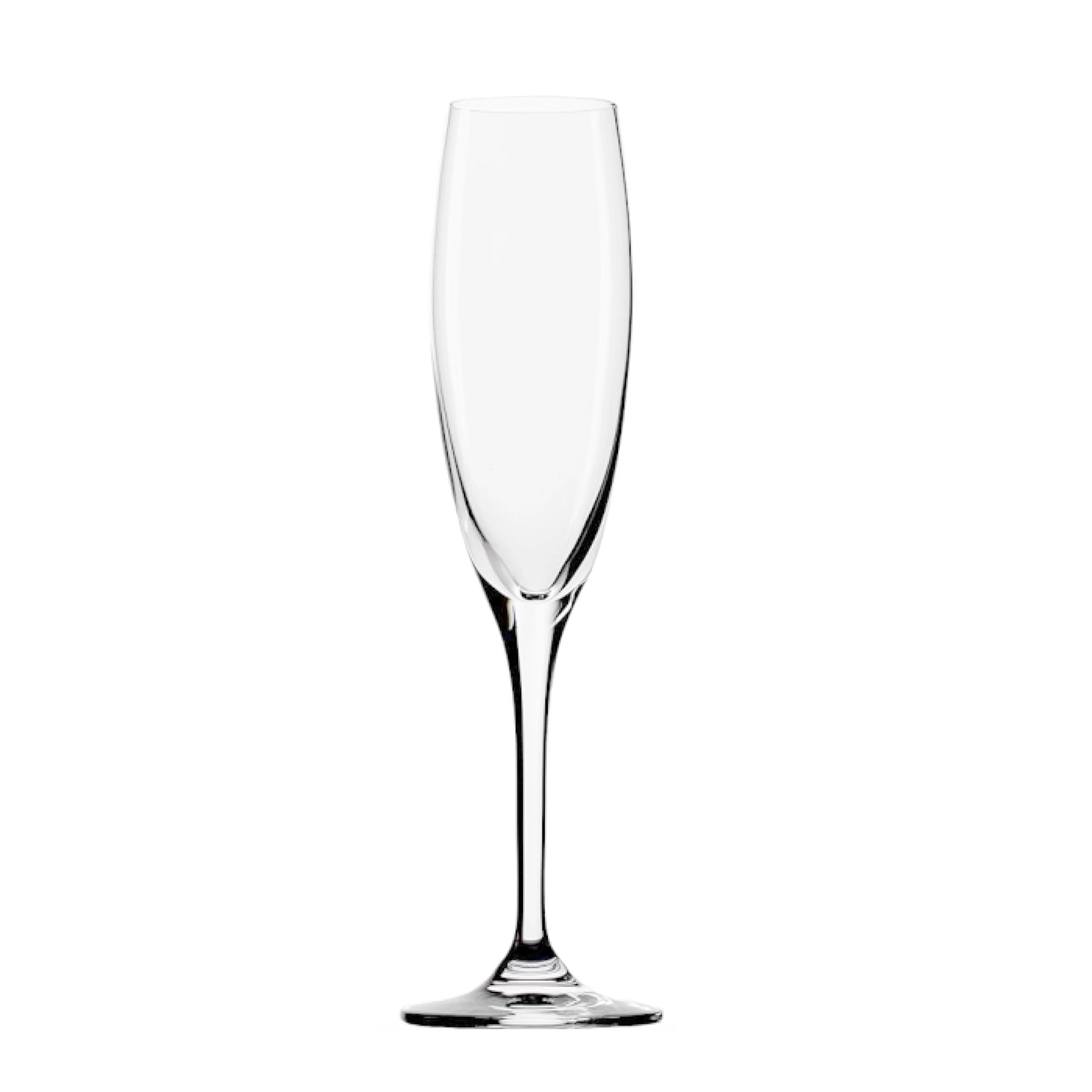Copa Champaña Universal Royal Stolzle Lausitz elegante para celebración.