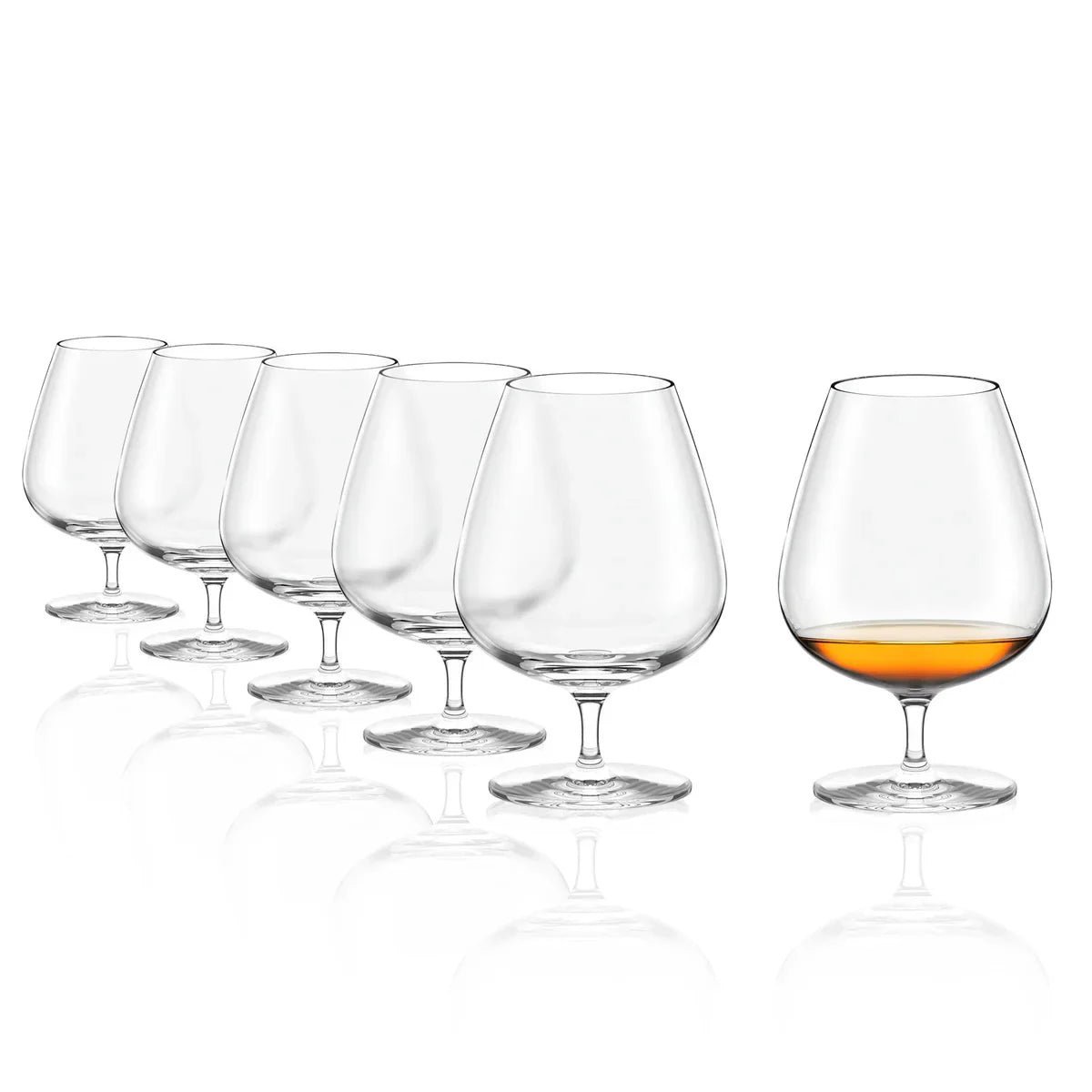 Juego de Copas Brandy Grandezza Stölzle Lausitz elegantes.