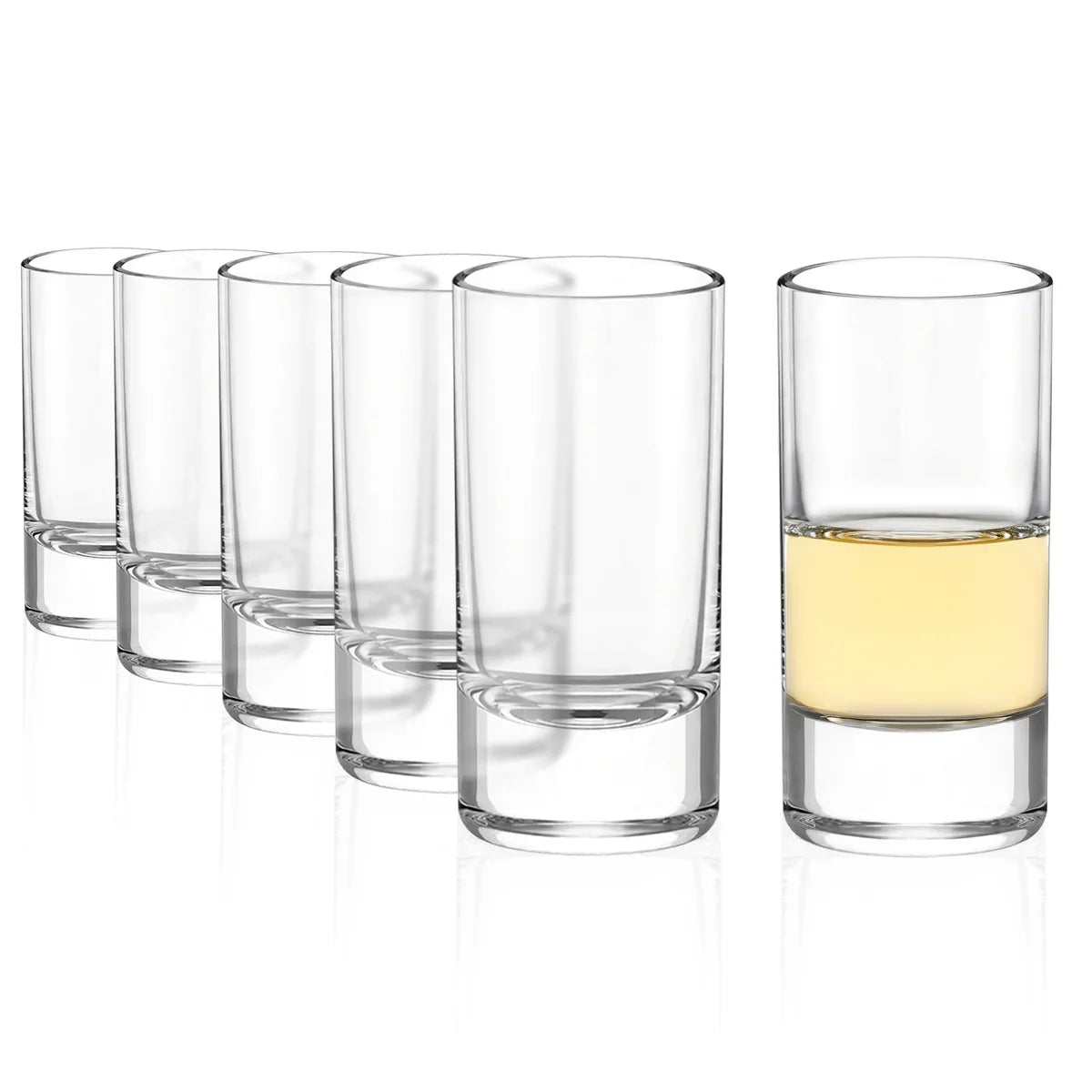 Set de Copas Aguardiente New York Stolzle Lausitz, perfectas para regalar.
