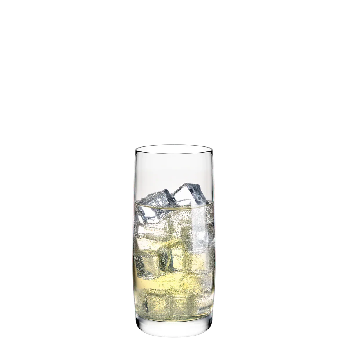 Vaso alto Longdrink Weinland de Stolzle Lausitz con bebida.