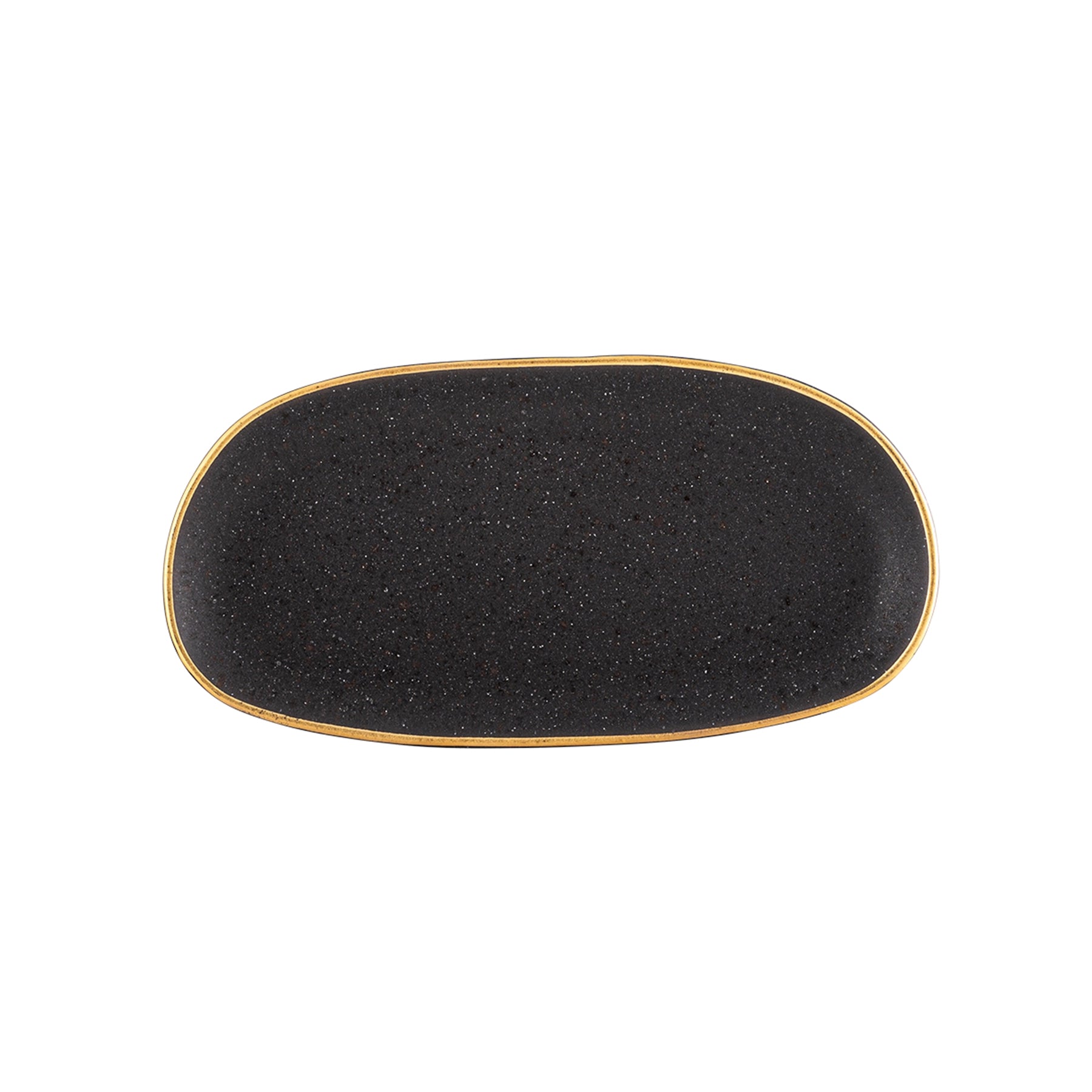 Bandeja Oval 20 X 10 Gold Stone de Vista Alegre