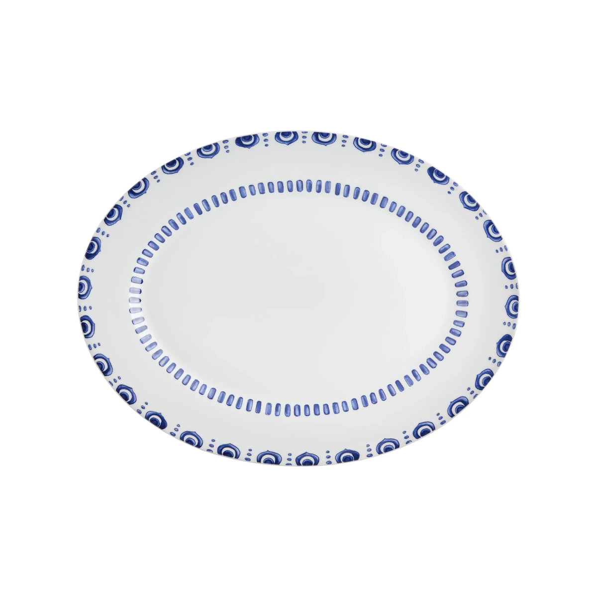 FUENTE OVALADA 35CM AZURE LUX
