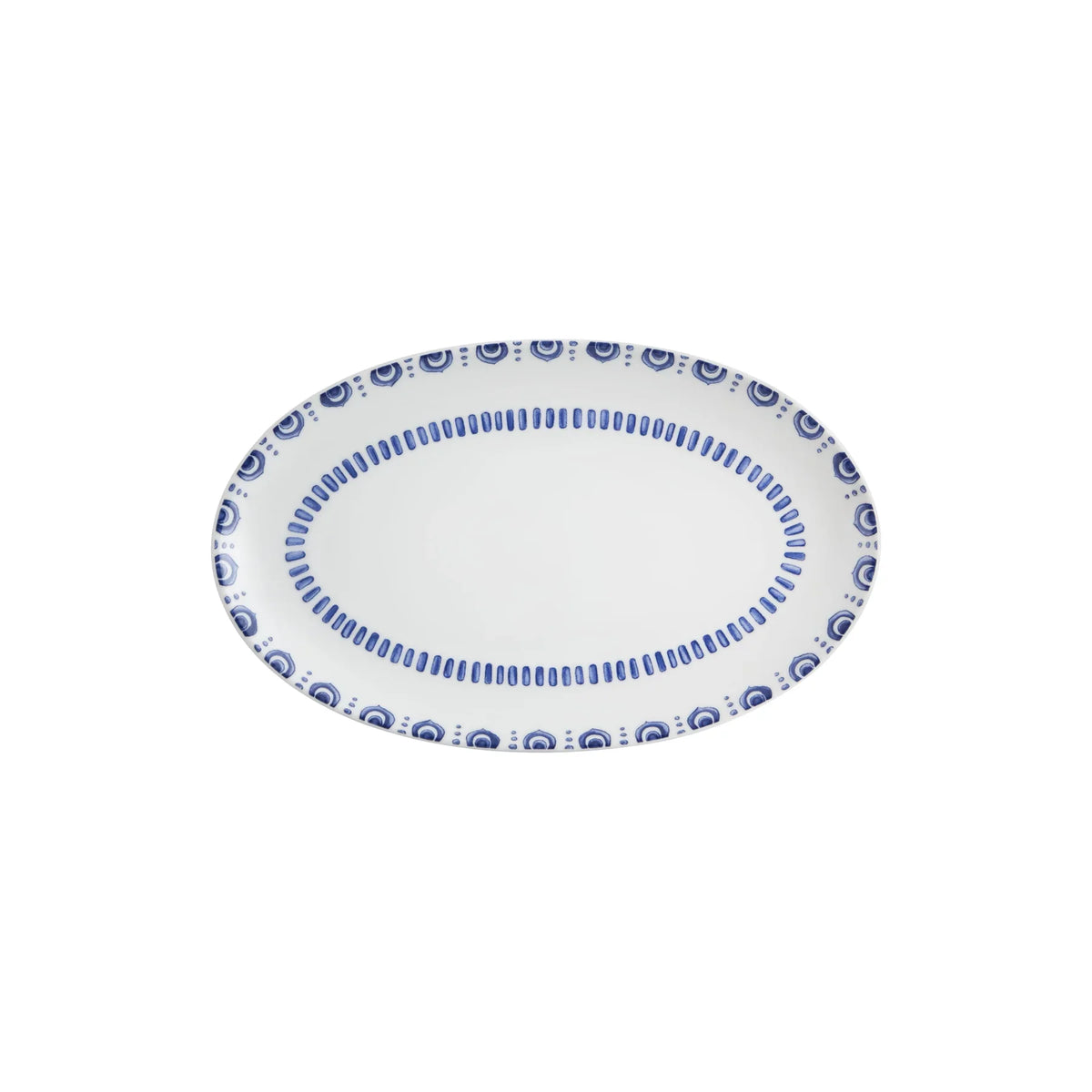 FUENTE OVALADA 25 X 16CM AZURE LUX