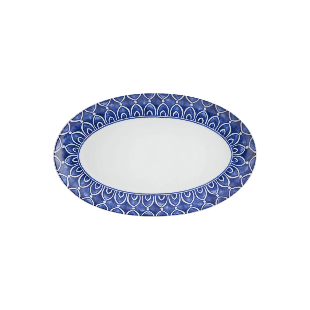 FUENTE OVALADA 29 X 18CM AZURE LUX