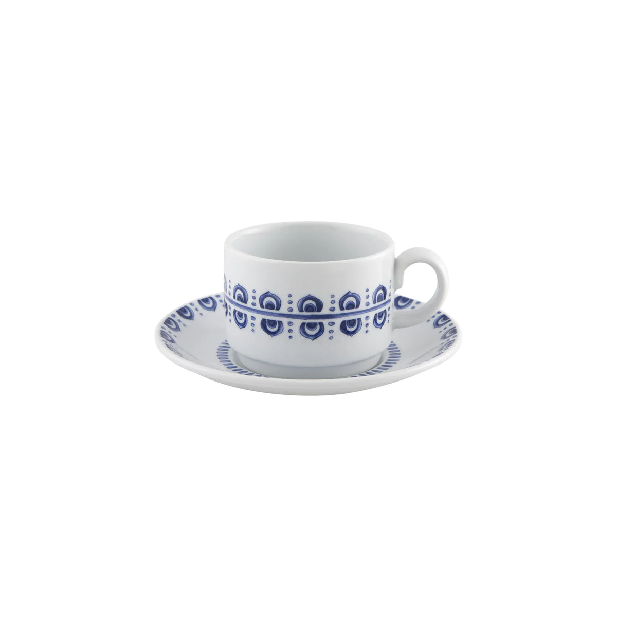 TAZA DE TÉ CON PLATO 22CL APILABLE AZURE LUX