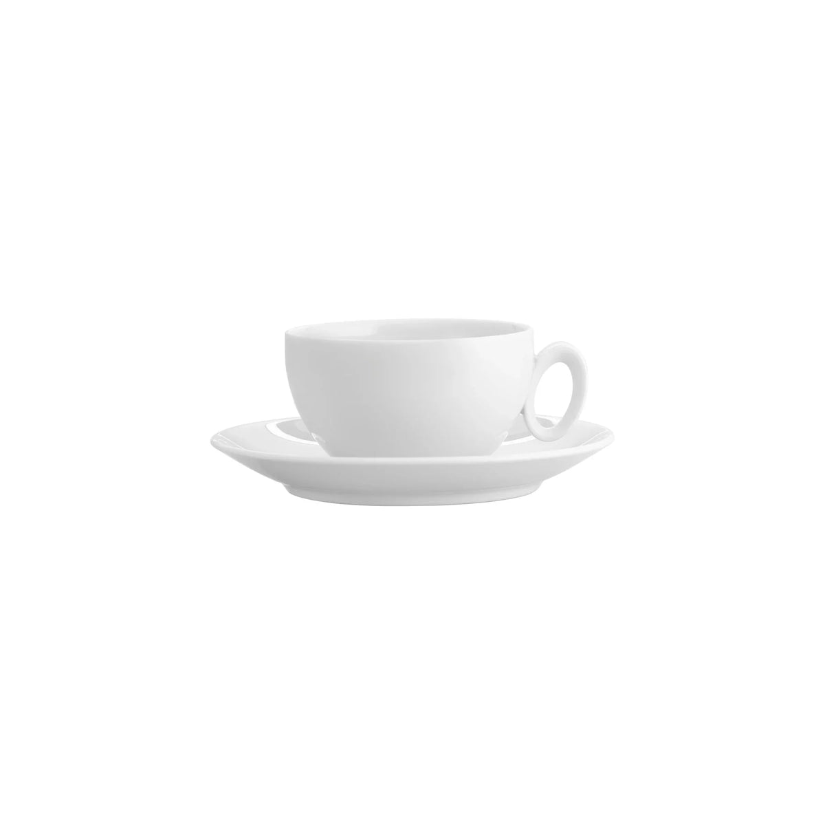 TAZA DE TÉ CON PLATO 24CL BROADWAY WHITE