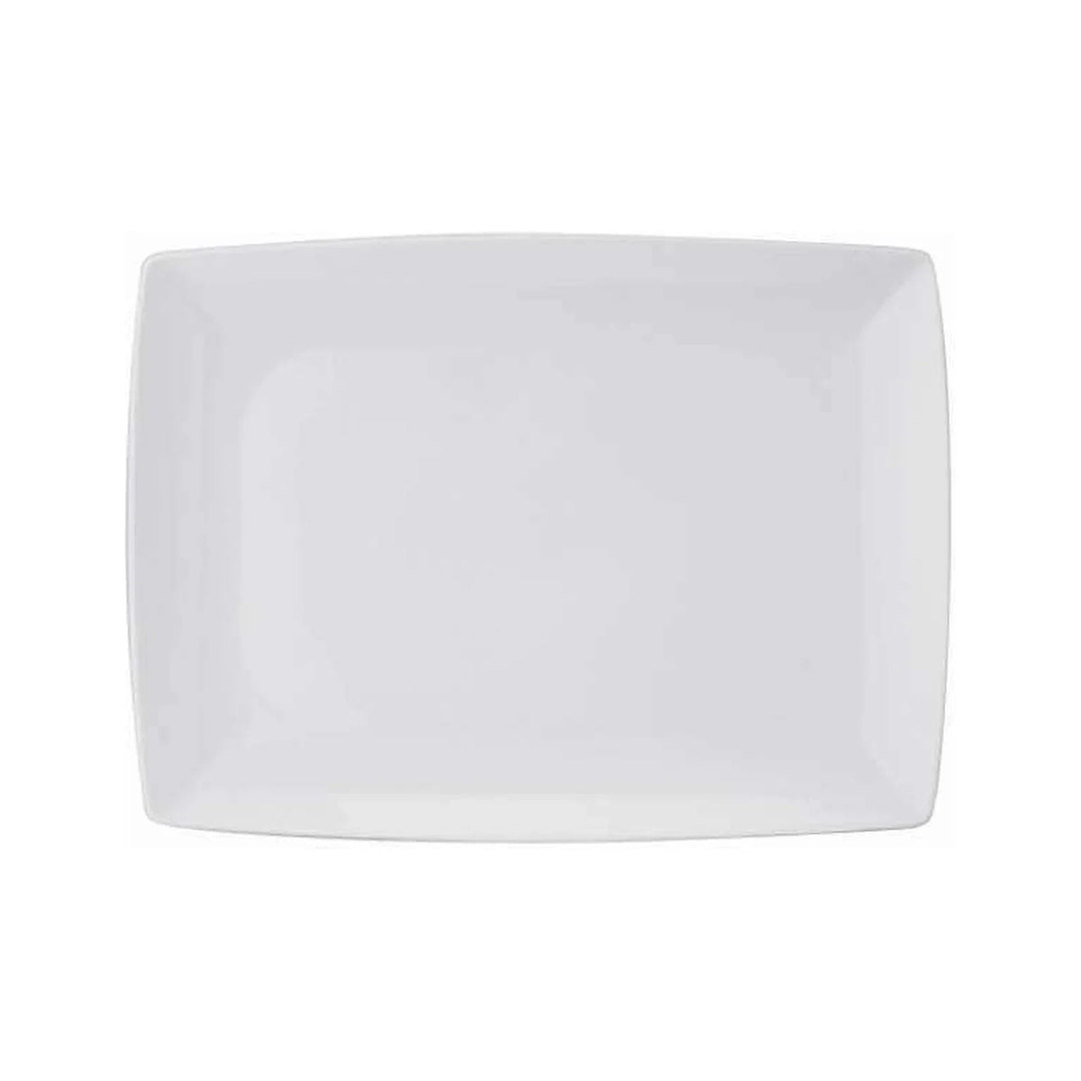 PLATO RECTANGULAR 38X28CM CARRÉ WHITE