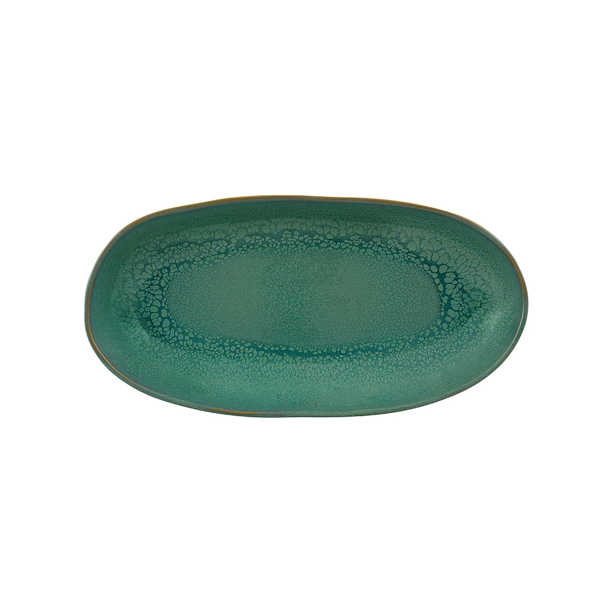BANDEJA OVALADA 34,5CM GEMSTONE JADE