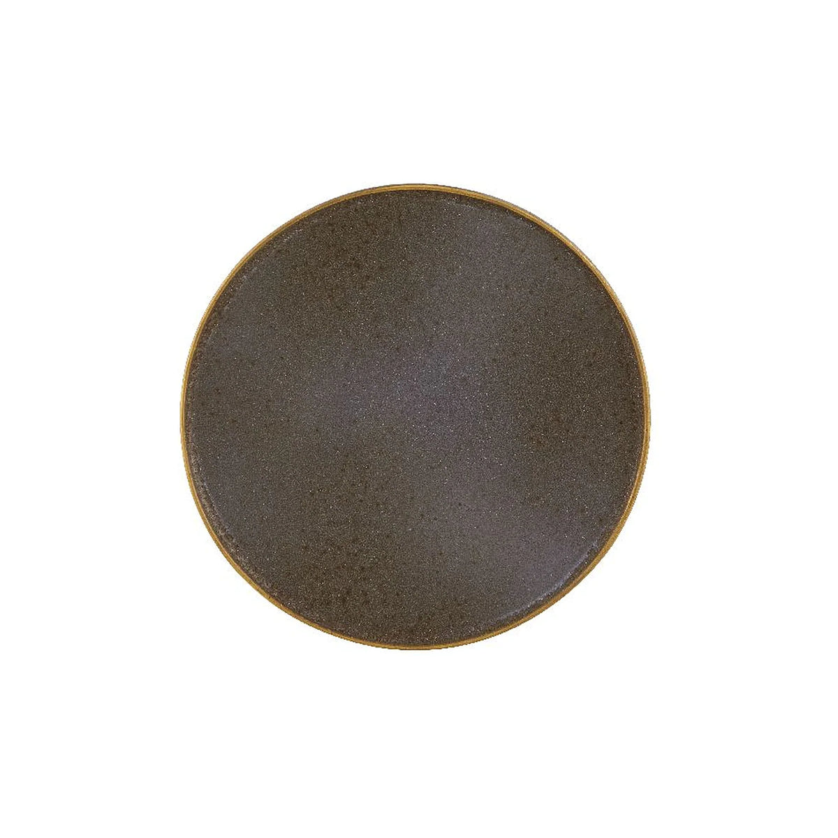 PLATO DE POSTRE 22CM GOLD STONE BRONZE