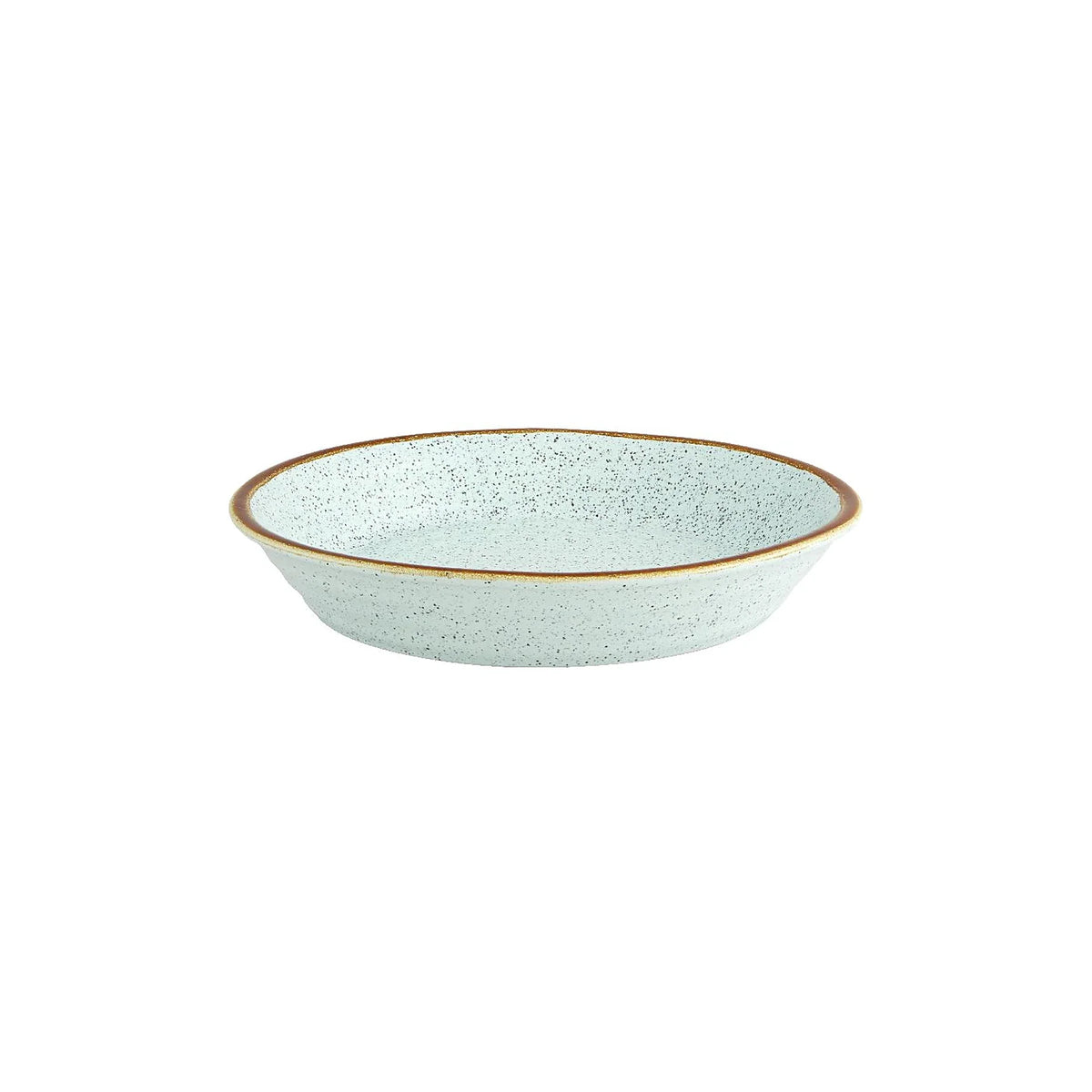 PLATO HONDO 23CM RUSTIC BLEND TURQUOISE